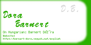 dora barnert business card